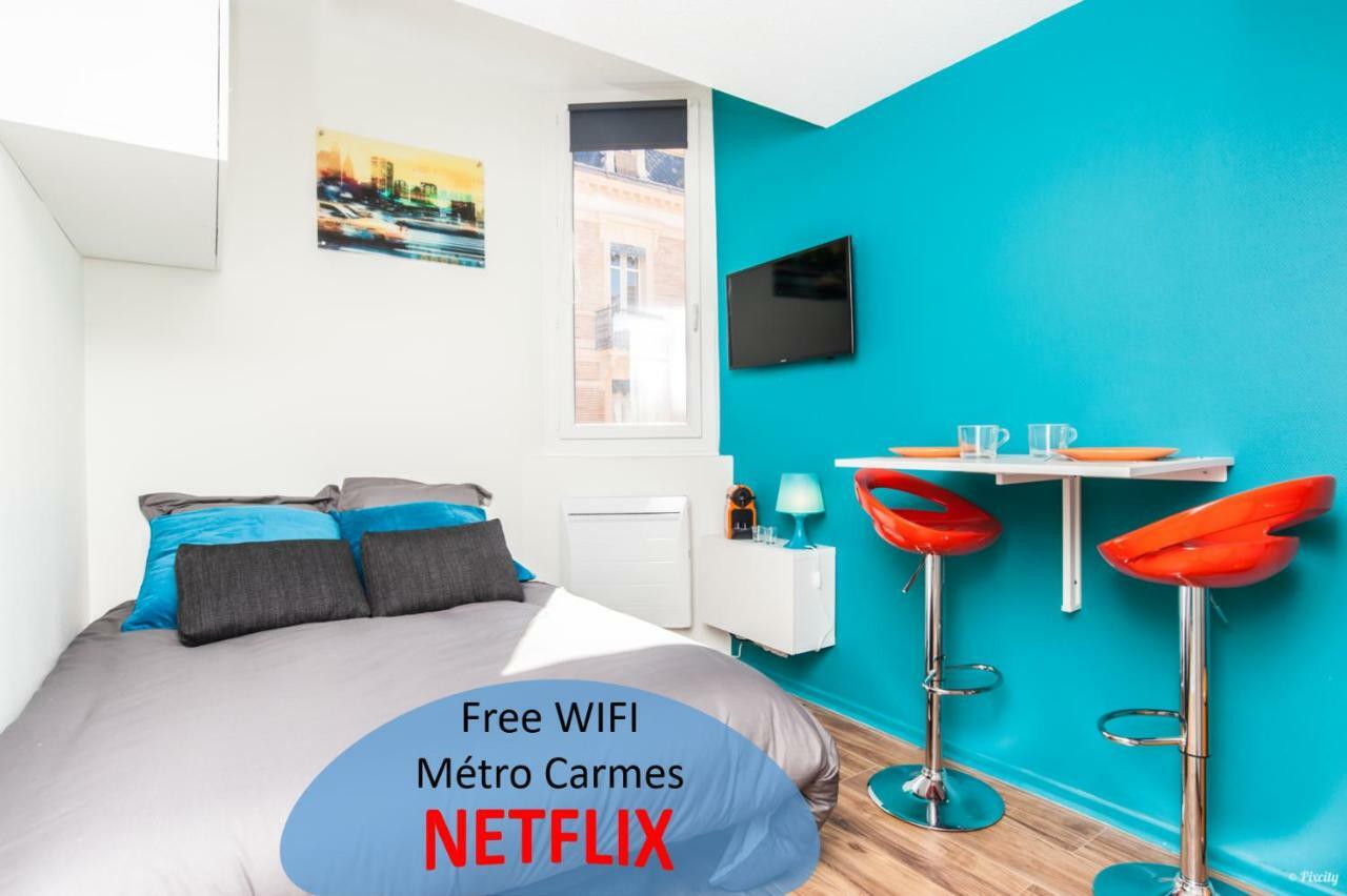 Superbe Studio Cosy Metro Carmes Apartment Toulouse Luaran gambar